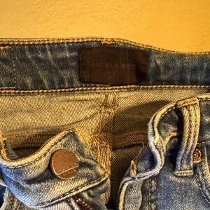 Buckle Black Cropped Straight Jeans